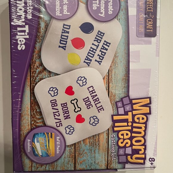 Memory Tile Casting Kits  (Set of 2) Just Paint and Customize Ages 8+ - Picture 13 of 15